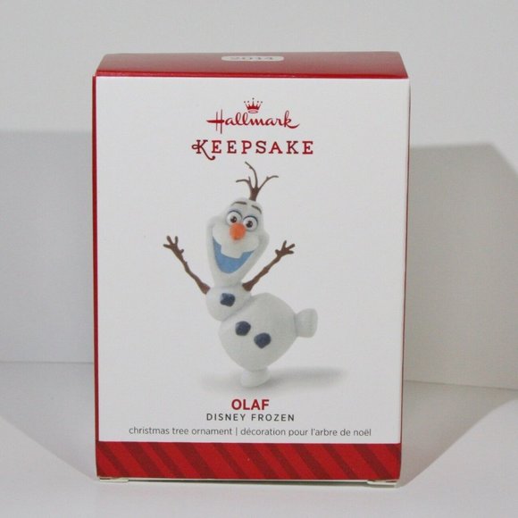 Hallmark Keepsake Ornament Olaf 2014 Glitter Frozen Disney HKO QXD6153 Xmas  Abo - Picture 2 of 5